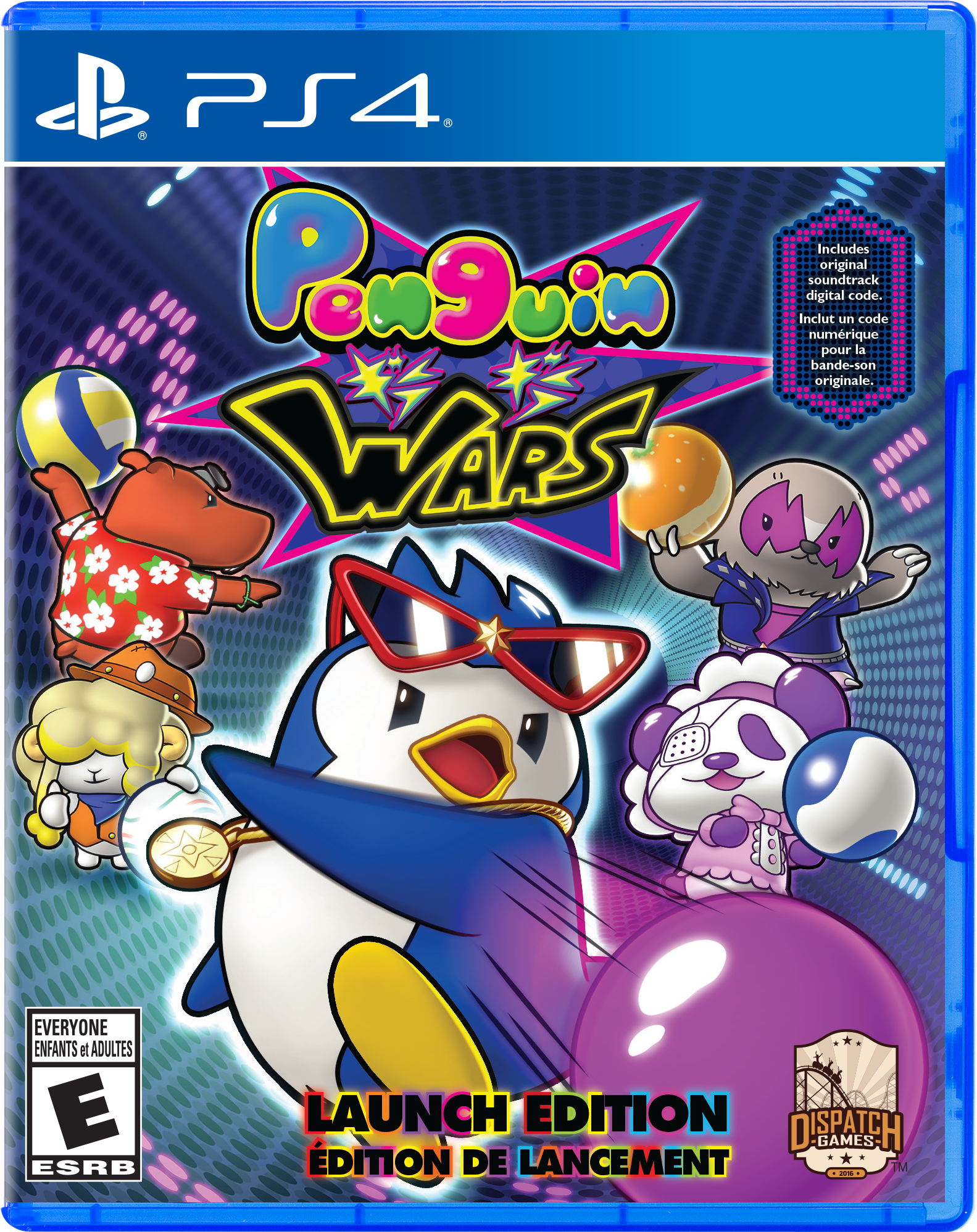 Penguin Wars PlayStation 4 LAUNCH EDITION EXCLUSIVE The